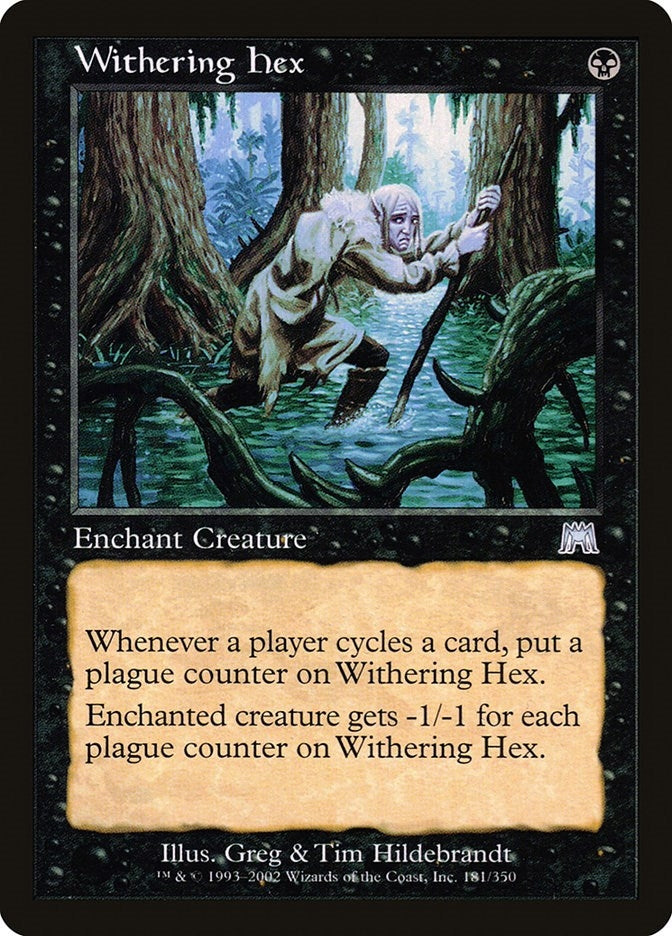 Image for Withering Hex (181) (ONS) - Magic: The Gathering