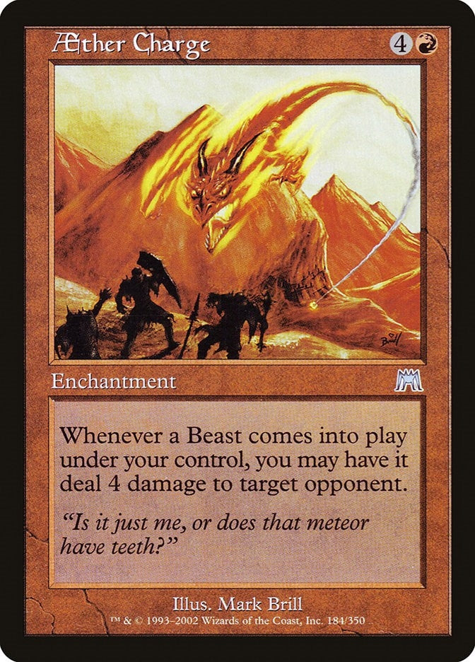 Image for Aether Charge (184) (ONS) - Magic: The Gathering