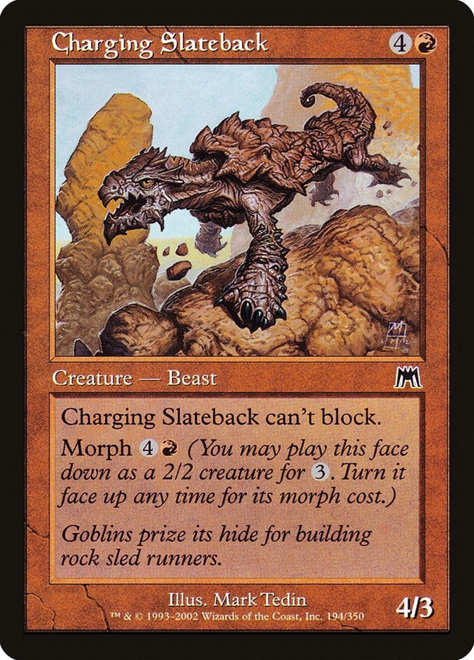 Image for Charging Slateback (194) (ONS) - Magic: The Gathering