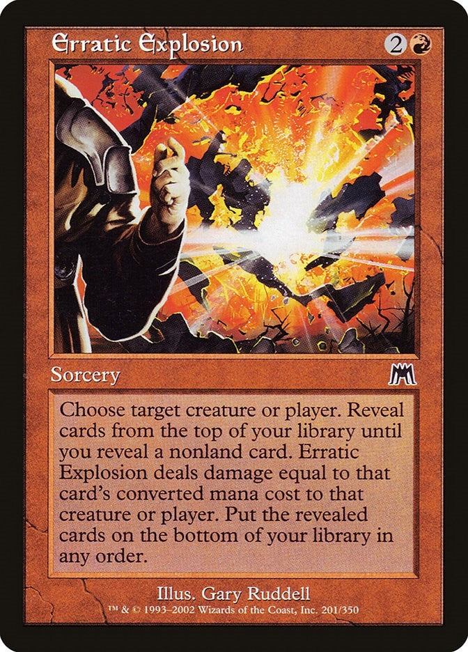 Image for Erratic Explosion (201) (ONS) - Magic: The Gathering
