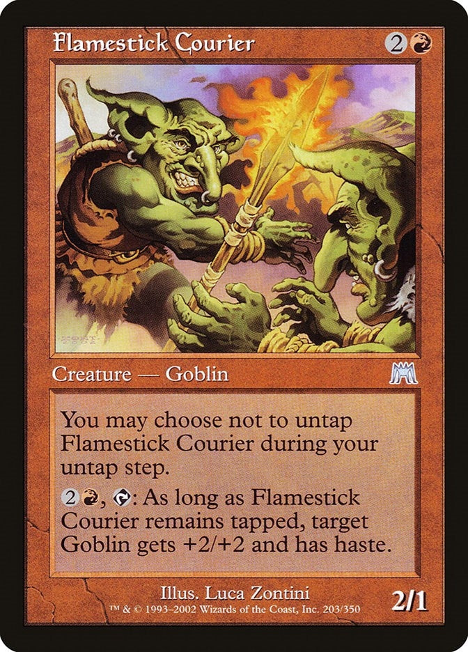 Image for Flamestick Courier (203) (ONS) - Magic: The Gathering