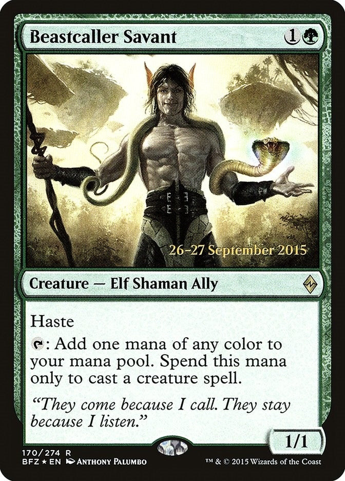 Image for Beastcaller Savant (170) (PRE) - Magic: The Gathering
