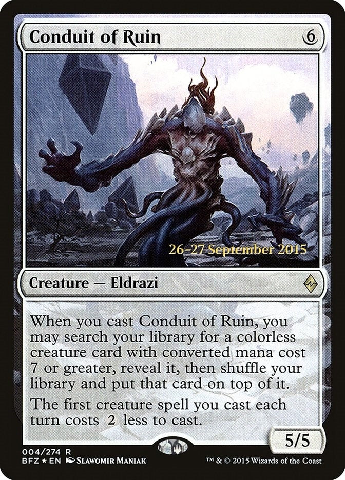 Image for Conduit of Ruin (4) (PRE) - Magic: The Gathering