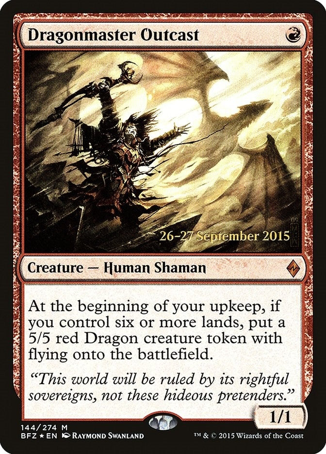 Image for Dragonmaster Outcast (144) (PRE) - Magic: The Gathering