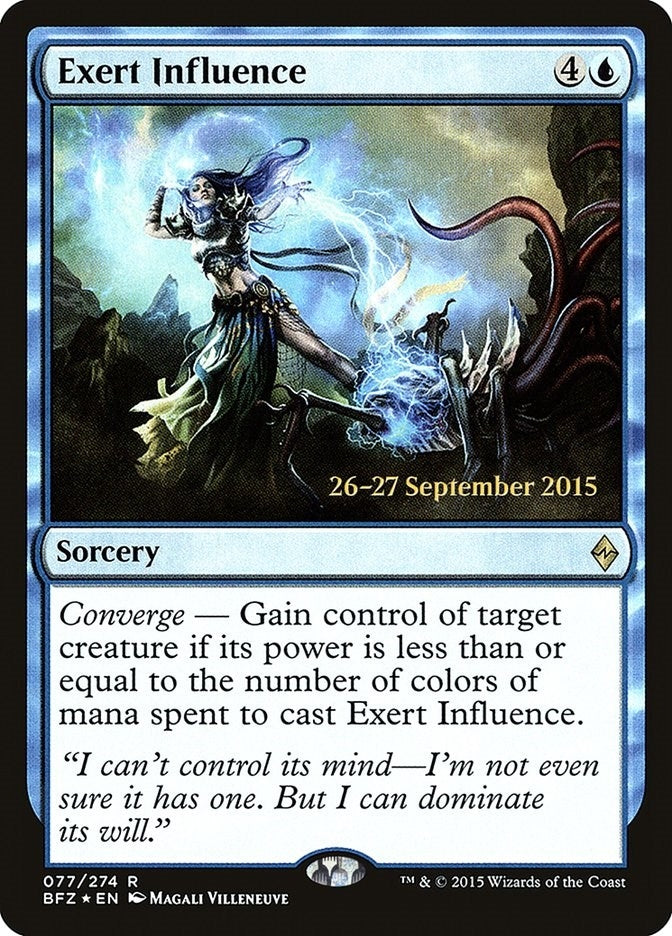 Image for Exert Influence (77) (PRE) - Magic: The Gathering