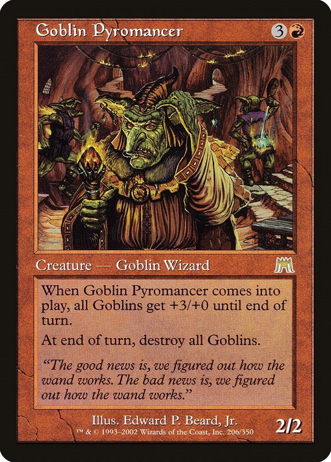Image for Goblin Pyromancer (206) (ONS) - Magic: The Gathering