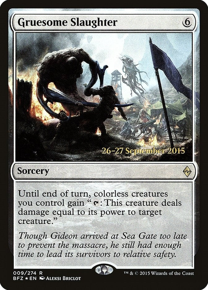 Image for Gruesome Slaughter (9) (PRE) - Magic: The Gathering