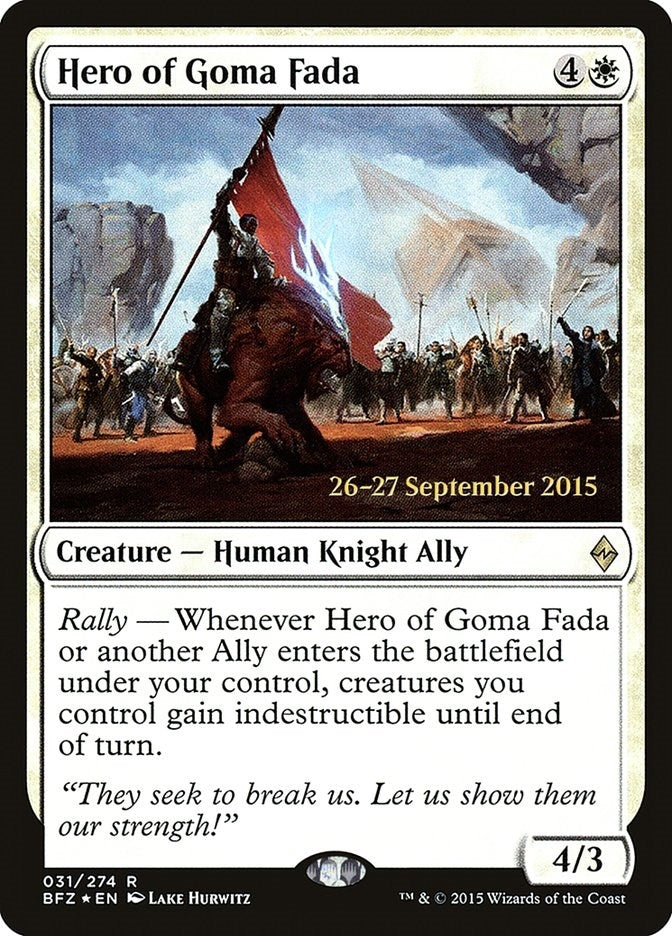 Image for Hero of Goma Fada (31) (PRE) - Magic: The Gathering