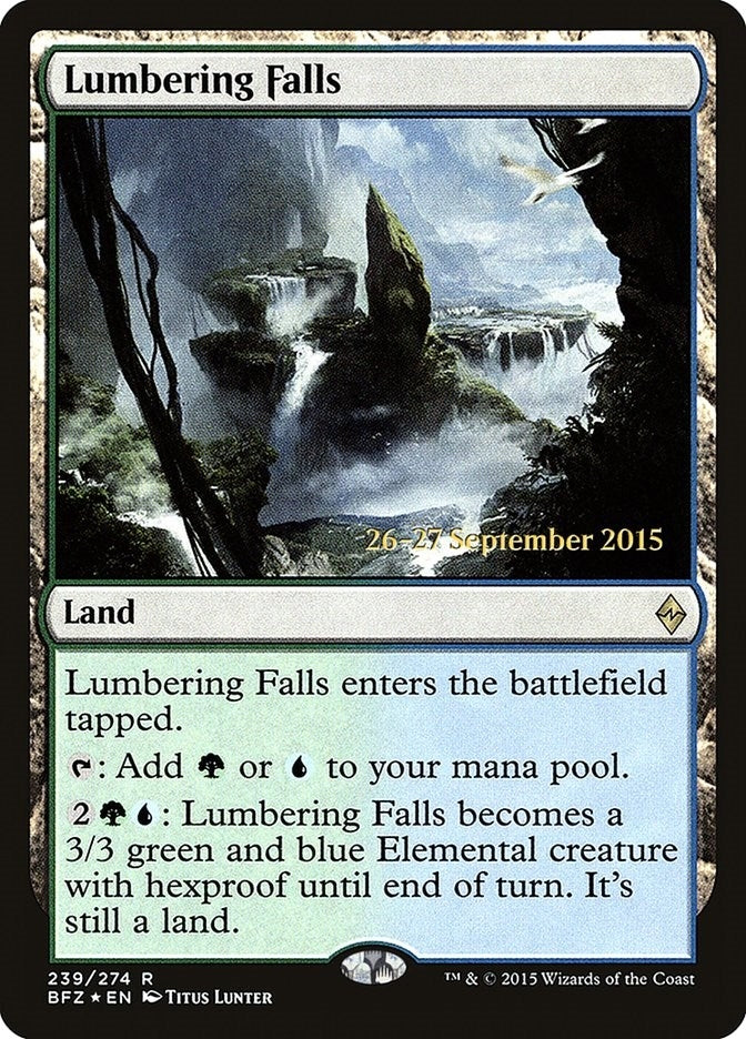 Image for Lumbering Falls (239) (PRE) - Magic: The Gathering