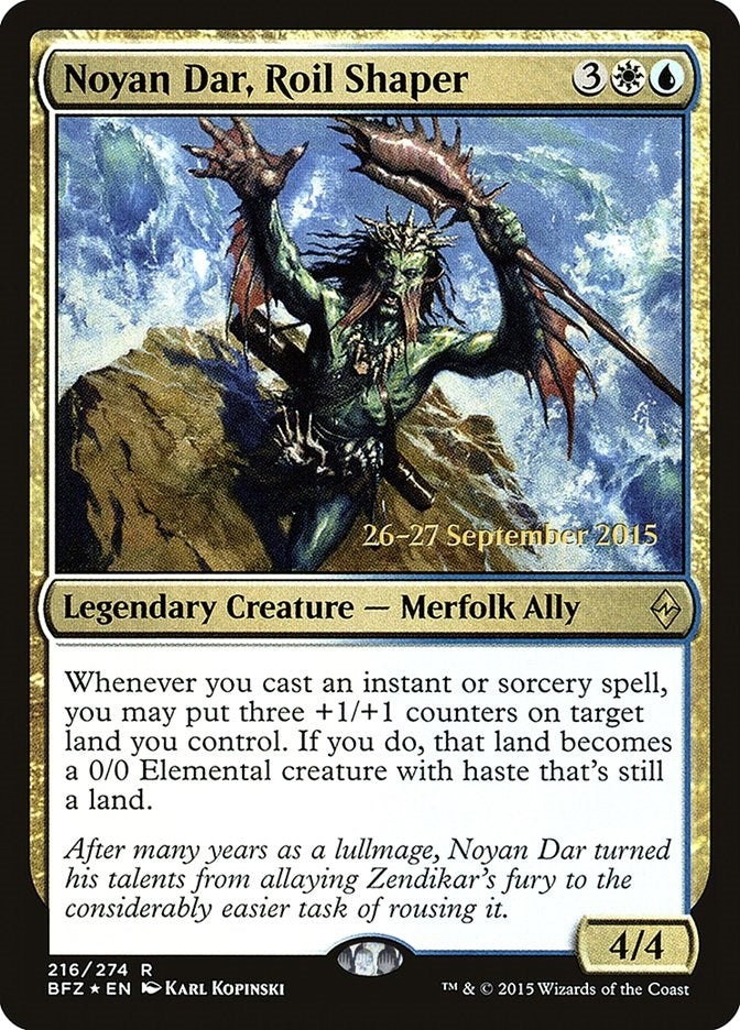 Image for Noyan Dar, Roil Shaper (216) (PRE) - Magic: The Gathering