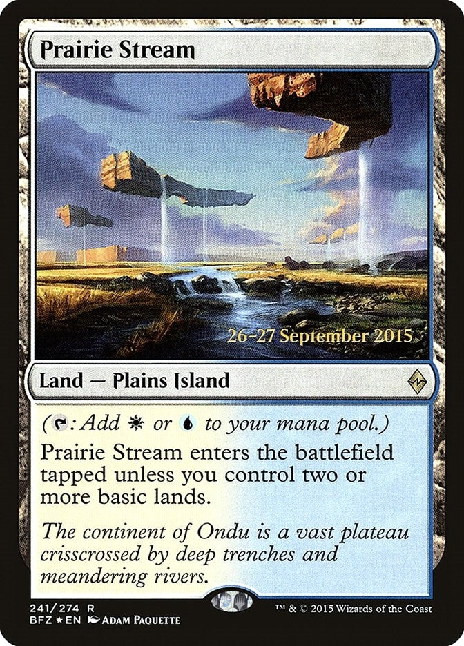 Image for Prairie Stream (241) (PRE) - Magic: The Gathering
