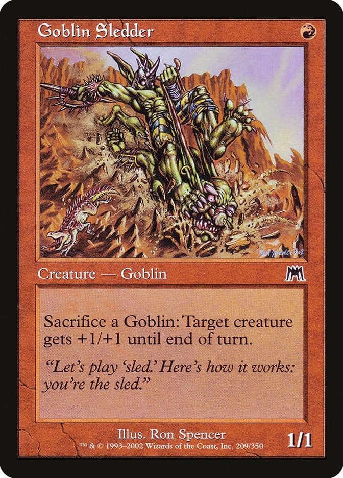 Image for Goblin Sledder (209) (ONS) - Magic: The Gathering