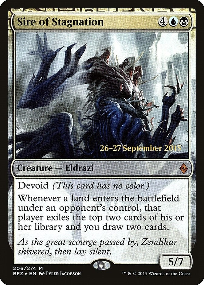 Image for Sire of Stagnation (206) (PRE) - Magic: The Gathering