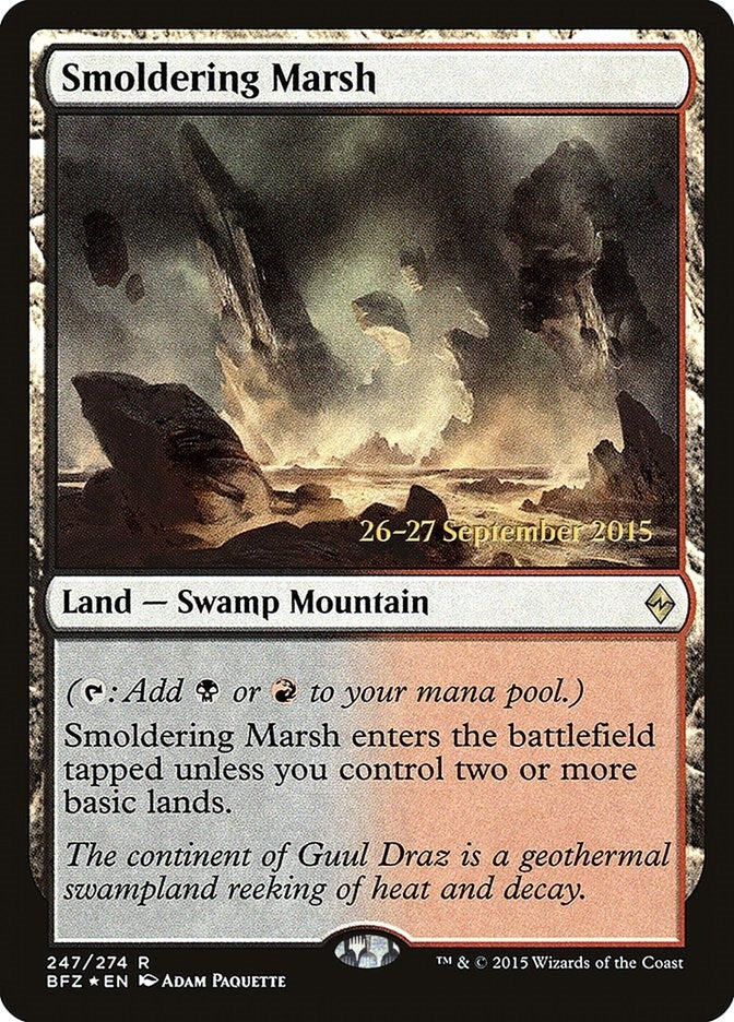 Image for Smoldering Marsh (247) (PRE) - Magic: The Gathering