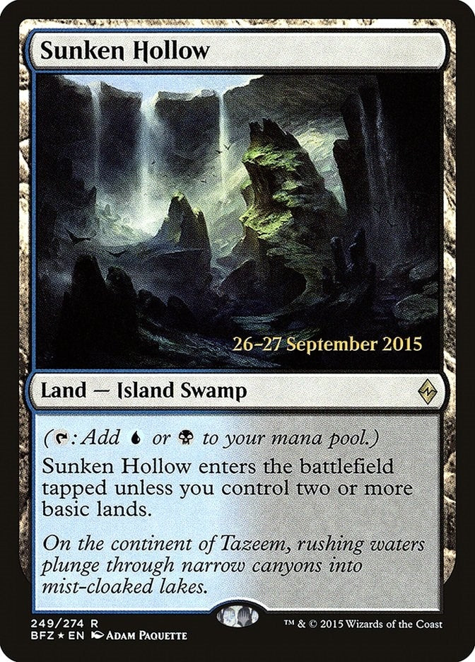 Image for Sunken Hollow (249) (PRE) - Magic: The Gathering