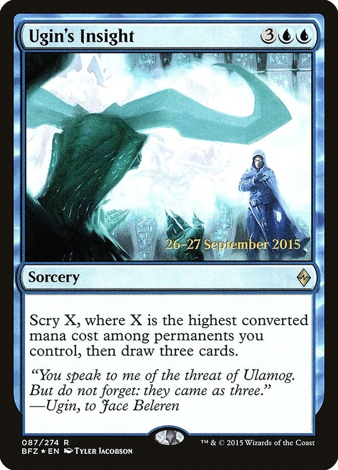 Image for Ugin's Insight (87) (PRE) - Magic: The Gathering