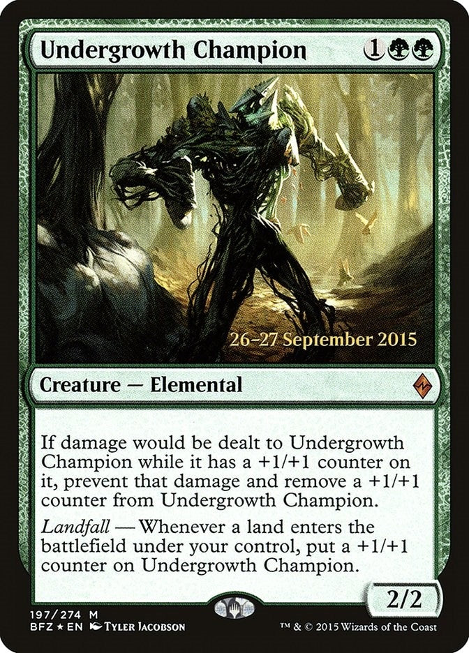 Image for Undergrowth Champion (197) (PRE) - Magic: The Gathering