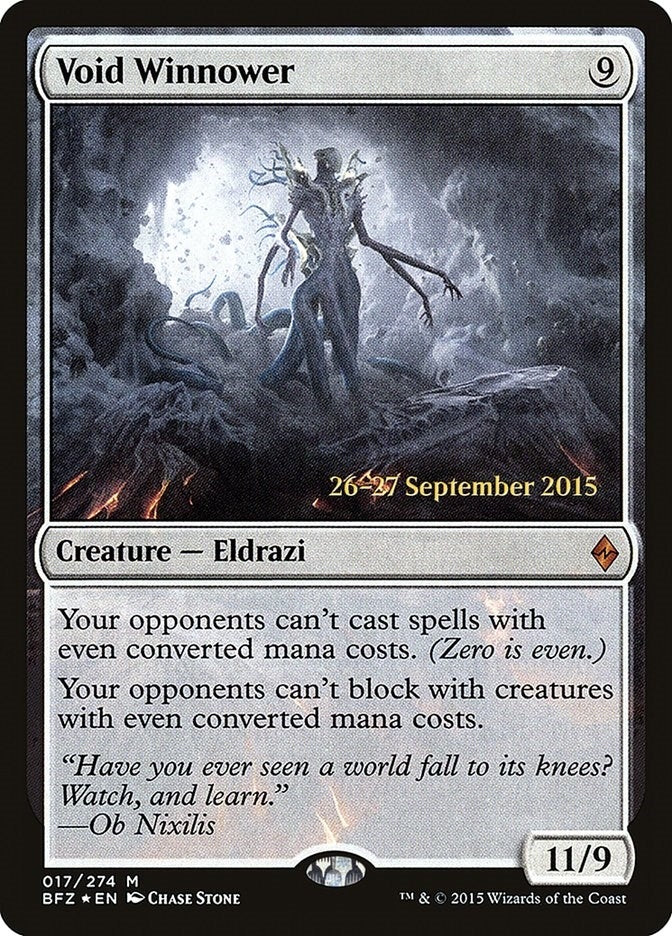 Image for Void Winnower (17) (PRE) - Magic: The Gathering