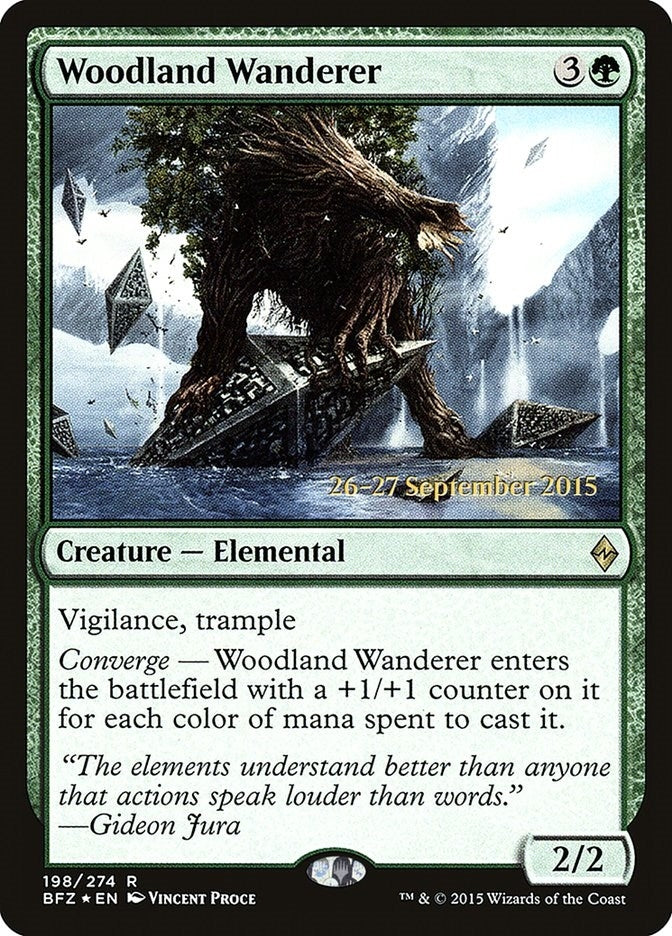 Image for Woodland Wanderer (198) (PRE) - Magic: The Gathering