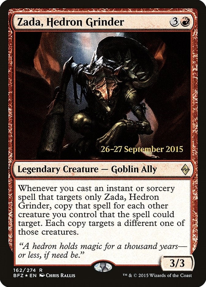 Image for Zada, Hedron Grinder (162) (PRE) - Magic: The Gathering
