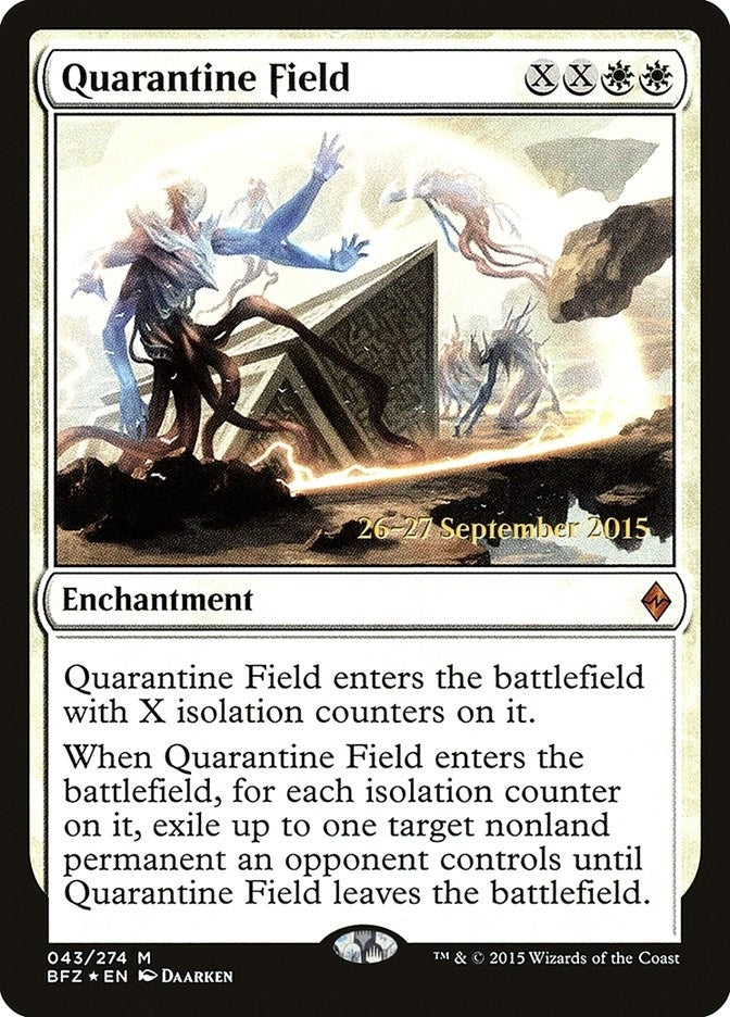 Image for Quarantine Field (43) (PRE) - Magic: The Gathering