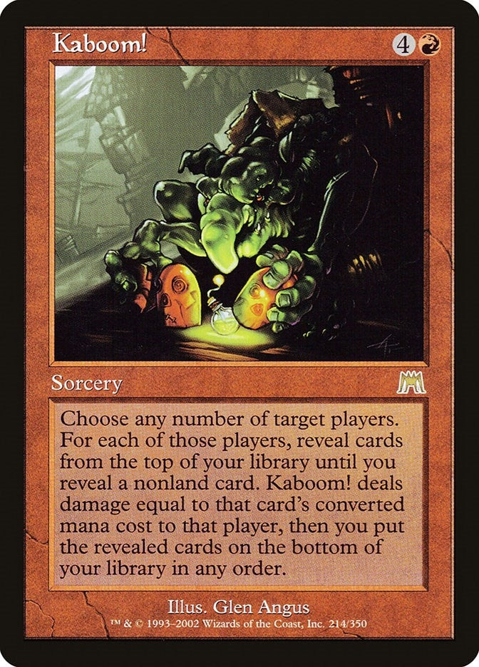 Image for Kaboom! (214) (ONS) - Magic: The Gathering