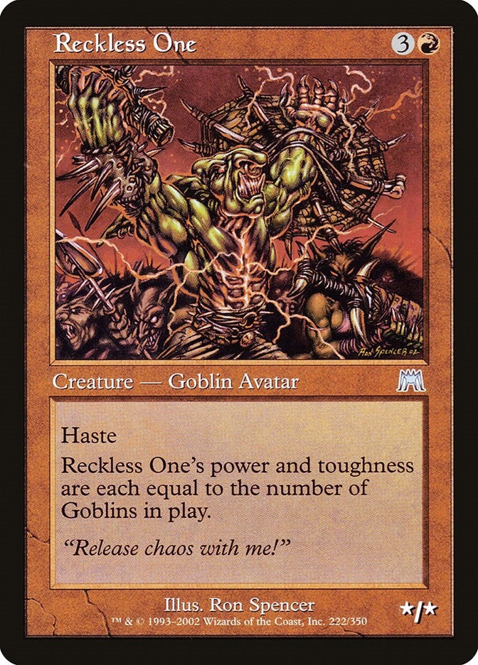 Image for Reckless One (222) (ONS) - Magic: The Gathering