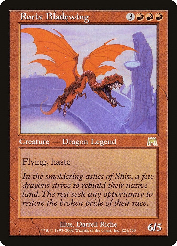 Image for Rorix Bladewing (224) (ONS) - Magic: The Gathering