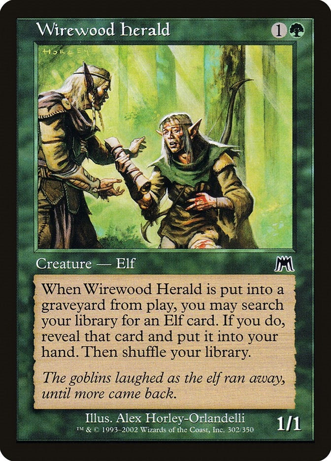 Image for Wirewood Herald (302) (ONS) - Magic: The Gathering