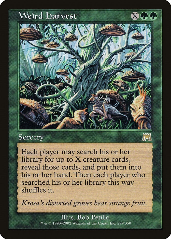 Image for Weird Harvest (299) (ONS) - Magic: The Gathering