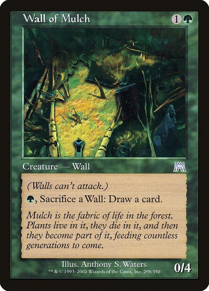 Image for Wall of Mulch (298) (ONS) - Magic: The Gathering