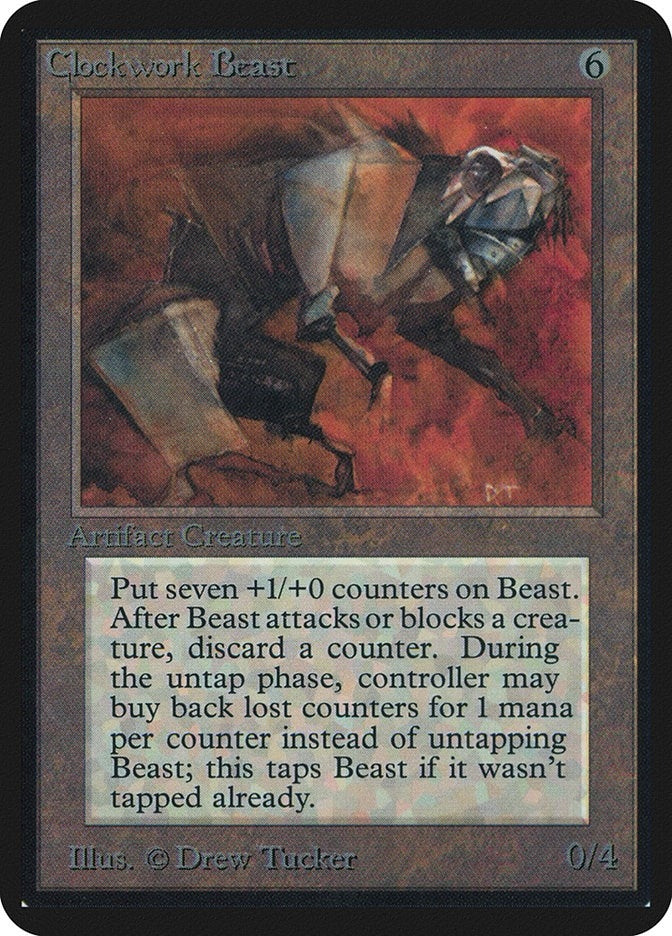 Image for Clockwork Beast (LEA) - Magic: The Gathering