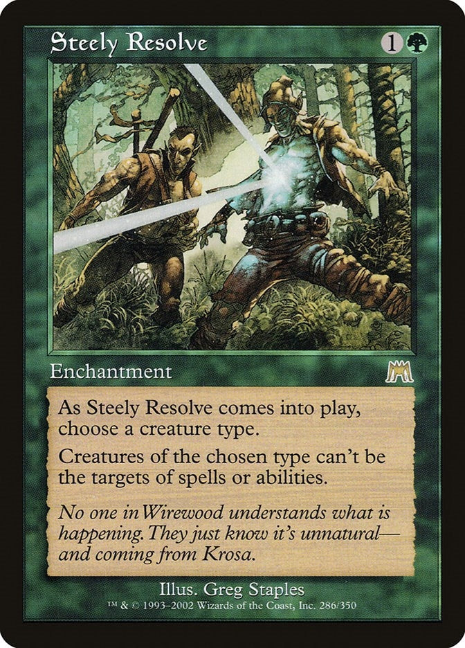 Image for Steely Resolve (286) (ONS) - Magic: The Gathering