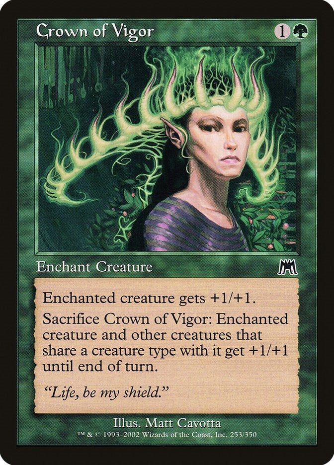 Image for Crown of Vigor (253) (ONS) - Magic: The Gathering