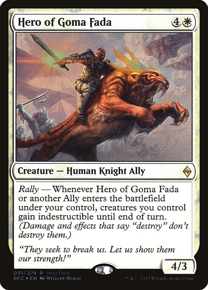 Image for Hero of Goma Fada (31) (UMP) - Magic: The Gathering