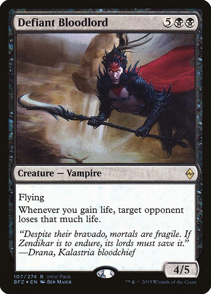 Image for Defiant Bloodlord (107) (UMP) - Magic: The Gathering