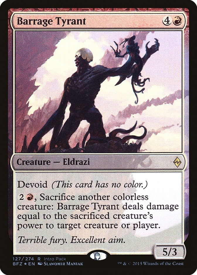 Image for Barrage Tyrant (127) (UMP) - Magic: The Gathering