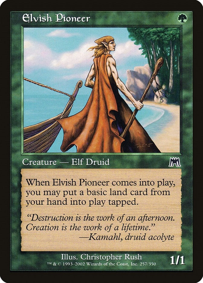 Image for Elvish Pioneer (257) (ONS) - Magic: The Gathering