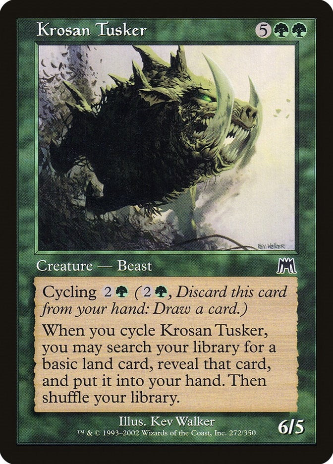 Image for Krosan Tusker (272) (ONS) - Magic: The Gathering
