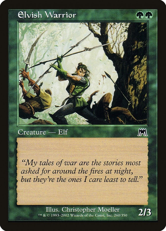 Image for Elvish Warrior (260) (ONS) - Magic: The Gathering