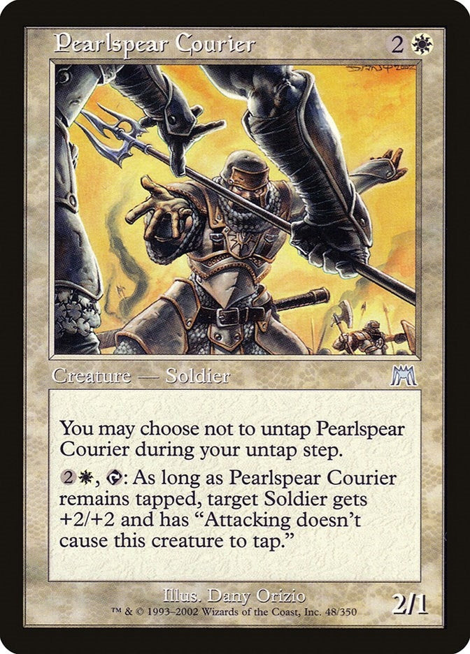 Image for Pearlspear Courier (48) (ONS) - Magic: The Gathering