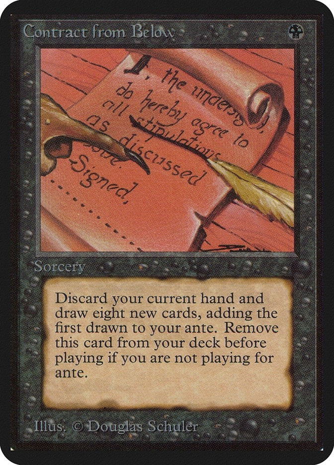 Image for Contract from Below (LEA) - Magic: The Gathering
