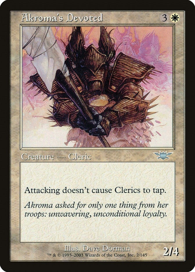 Image for Akroma's Devoted (2) (LGN) - Magic: The Gathering