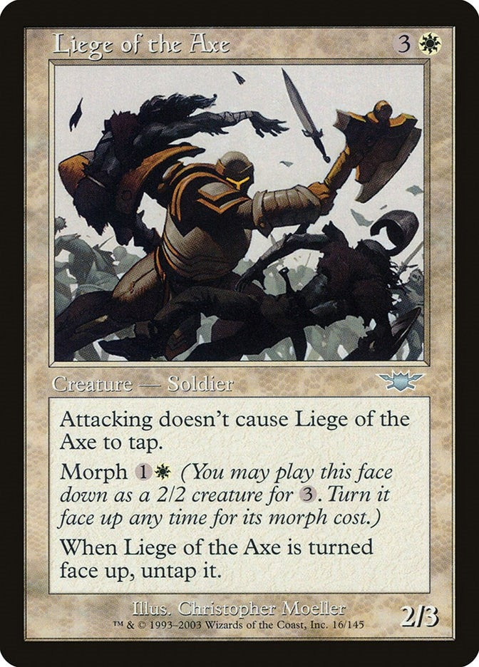 Image for Liege of the Axe (16) (LGN) - Magic: The Gathering