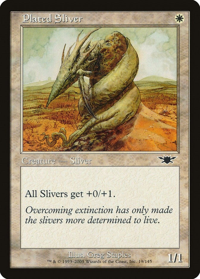 Image for Plated Sliver (19) (LGN) - Magic: The Gathering
