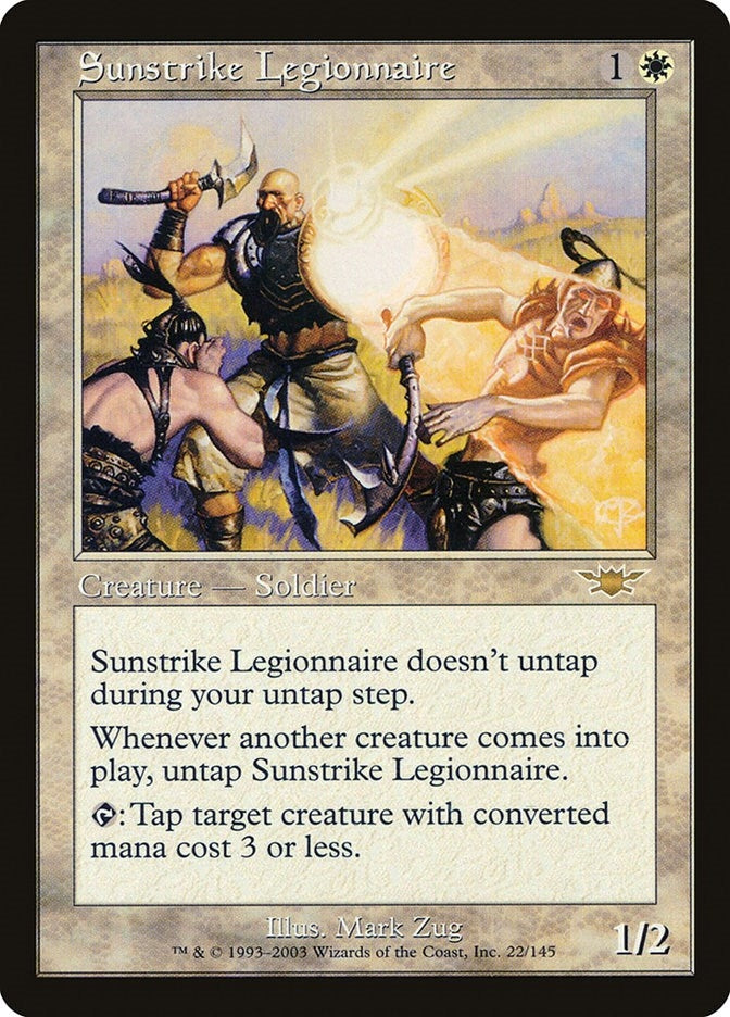 Image for Sunstrike Legionnaire (22) (LGN) - Magic: The Gathering