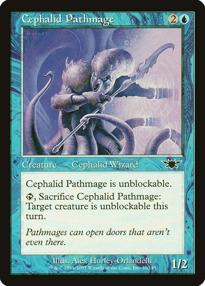 Image for Cephalid Pathmage (31) (LGN) - Magic: The Gathering
