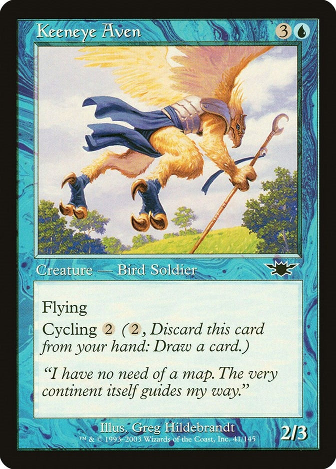 Image for Keeneye Aven (41) (LGN) - Magic: The Gathering