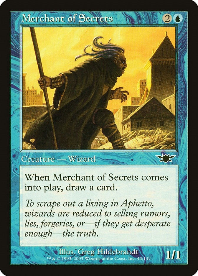 Image for Merchant of Secrets (44) (LGN) - Magic: The Gathering
