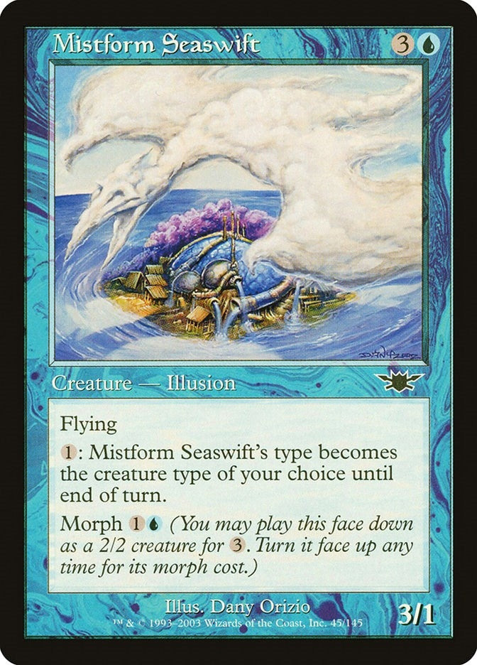 Image for Mistform Seaswift (45) (LGN) - Magic: The Gathering